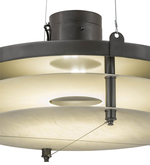Meyda Tiffany 245973 Two Light Pendant, Bronze Metallic