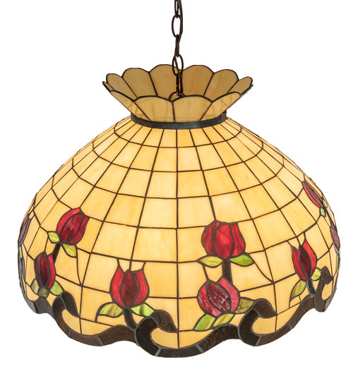 Meyda Tiffany 245984 Nine Light Pendant, Mahogany Bronze