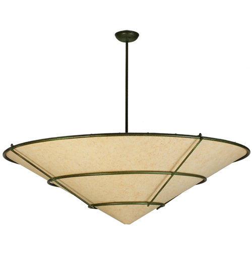 Meyda Tiffany 246000 Four Light Pendant, Weathered Brass