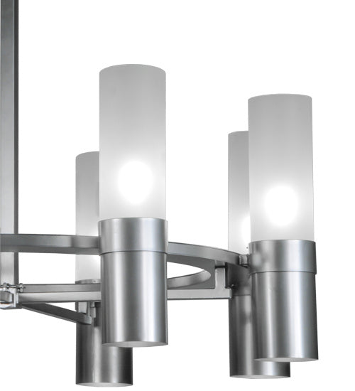 Meyda Tiffany 246143 Eight Light Chandelier, Nickel