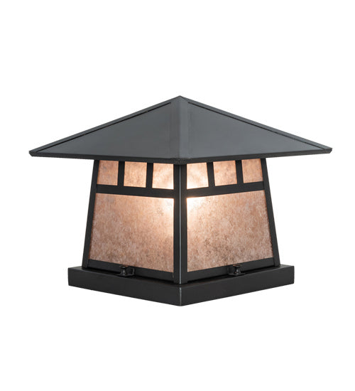 Meyda Tiffany 45644 Two Light Pier Mount, Craftsman Brown On Brass
