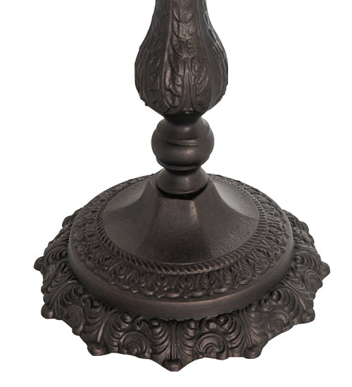 Meyda Tiffany 67806 Three Light Table Base, Mahogany Bronze