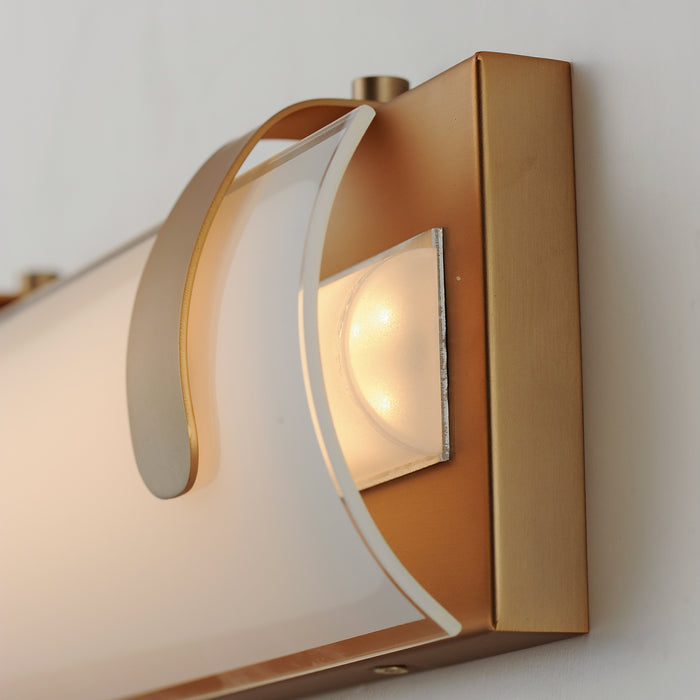 ET2 E25131-92GLD LED Bath Vanity, Gold