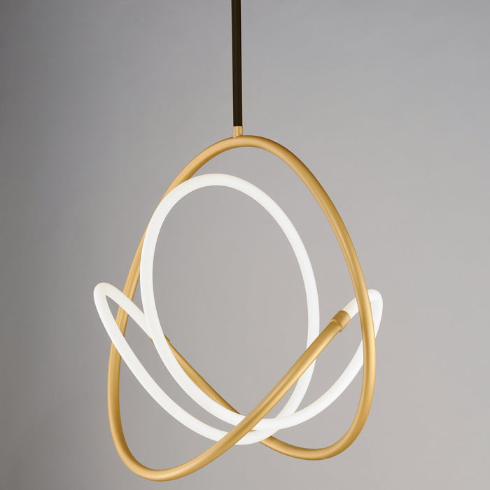 ET2 E25094-01BKGLD LED Pendant, Black / Gold