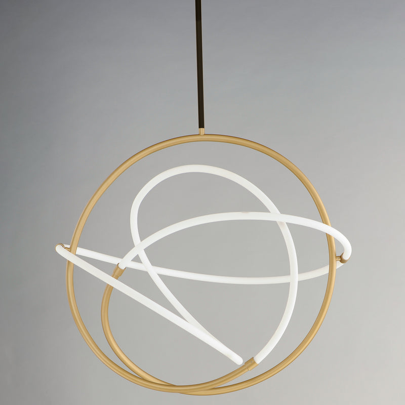 ET2 E25096-01BKGLD LED Pendant, Black / Gold