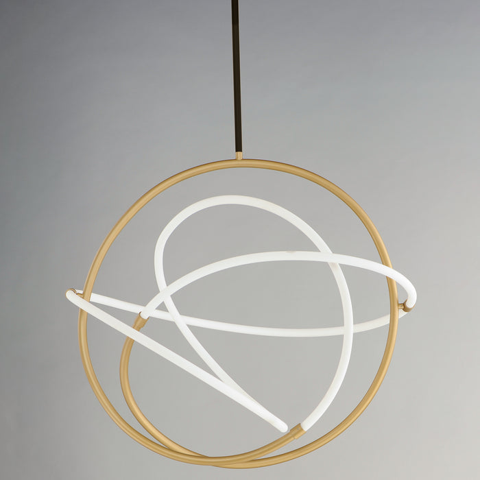 ET2 E25096-01BKGLD LED Pendant, Black / Gold