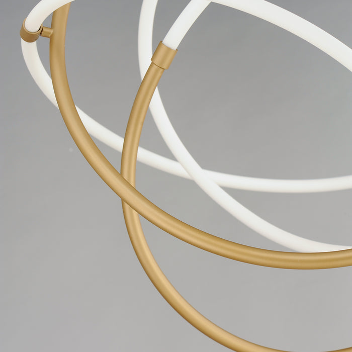 ET2 E25096-01BKGLD LED Pendant, Black / Gold