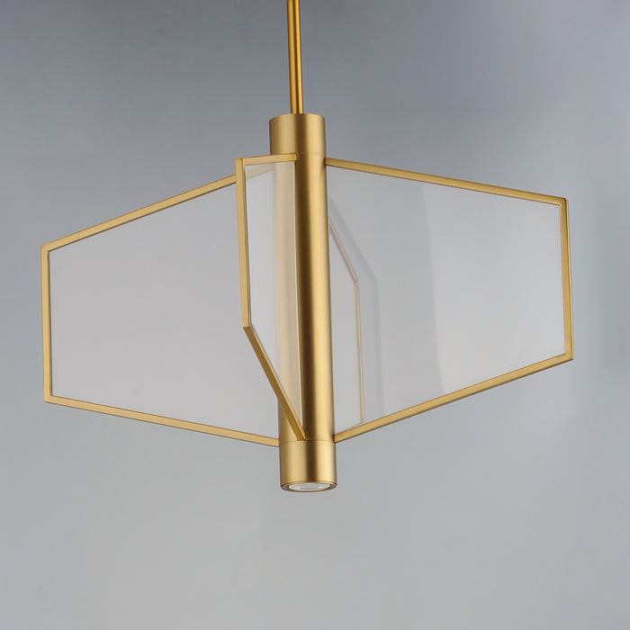ET2 E25132-133NAB LED Pendant, Natural Aged Brass