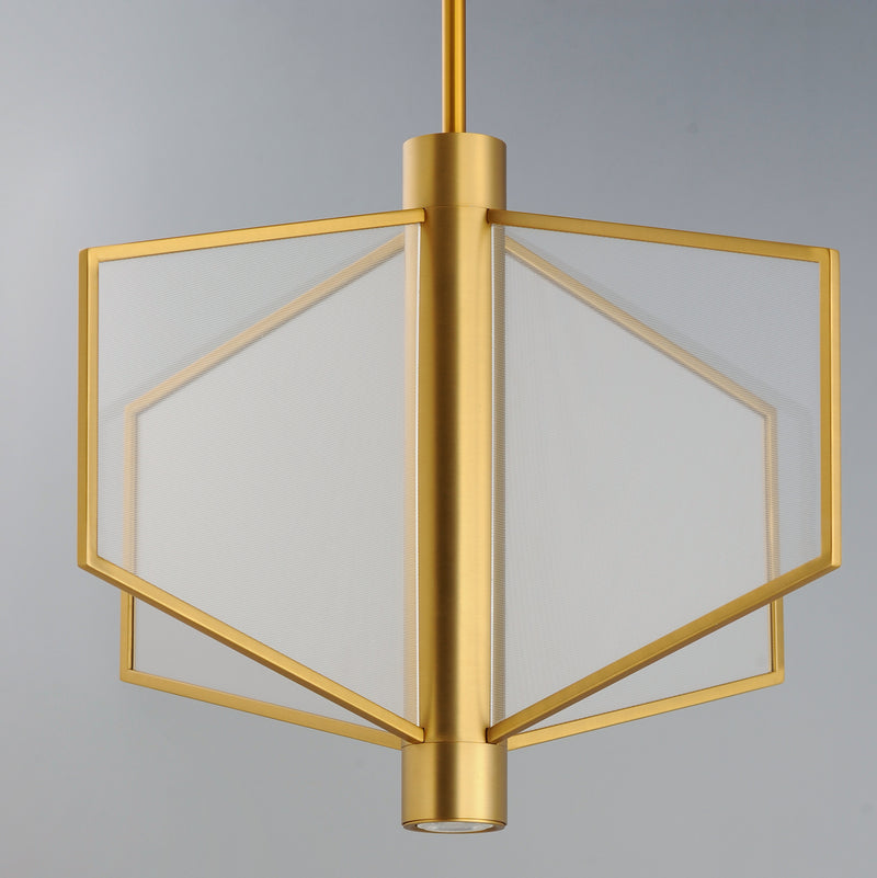ET2 E25132-133NAB LED Pendant, Natural Aged Brass