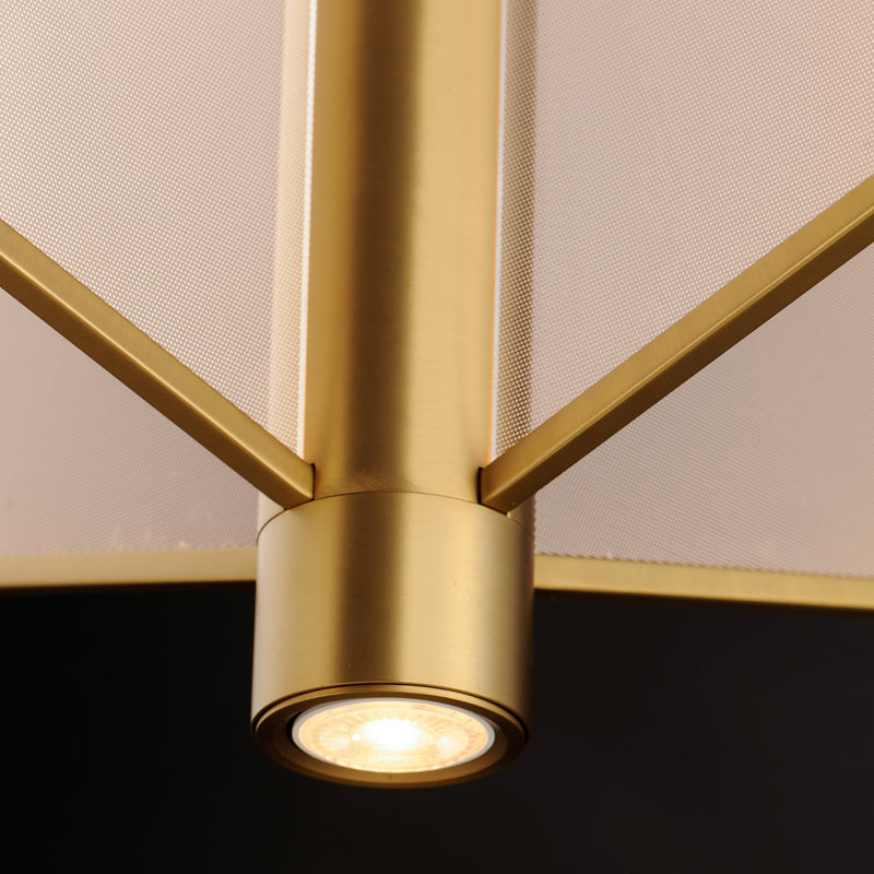 ET2 E25132-133NAB LED Pendant, Natural Aged Brass