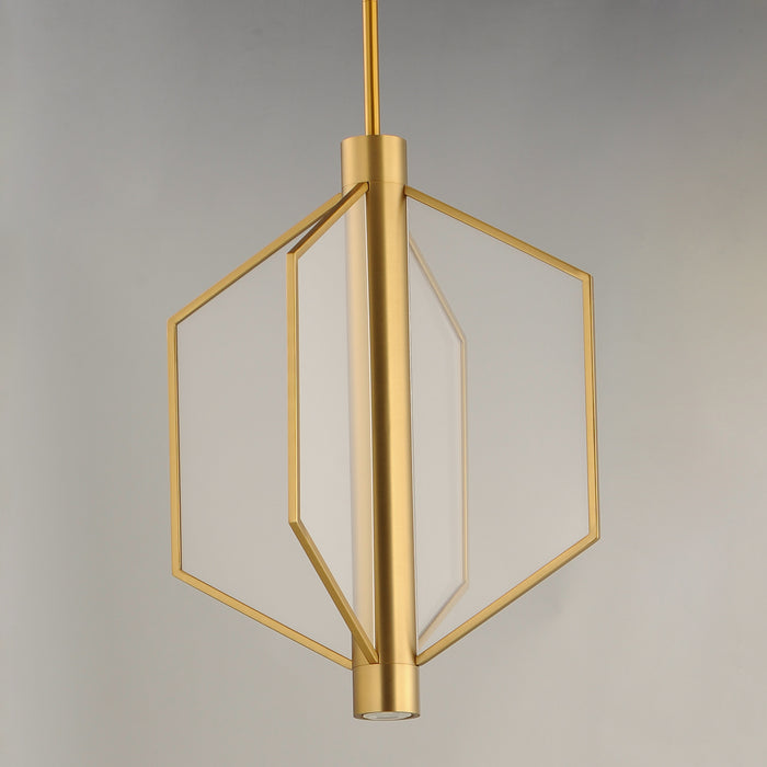 ET2 E25134-133NAB LED Pendant, Natural Aged Brass