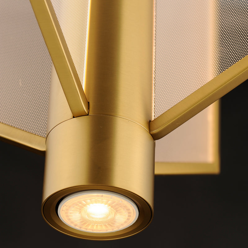 ET2 E25134-133NAB LED Pendant, Natural Aged Brass