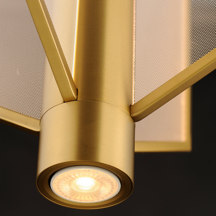 ET2 E25134-133NAB LED Pendant, Natural Aged Brass