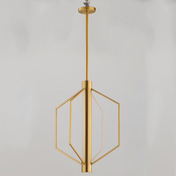 ET2 E25134-133NAB LED Pendant, Natural Aged Brass