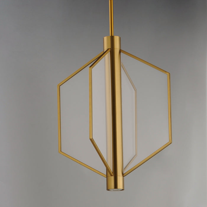 ET2 E25136-133NAB LED Pendant, Natural Aged Brass