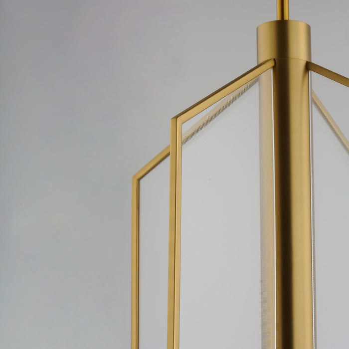 ET2 E25136-133NAB LED Pendant, Natural Aged Brass