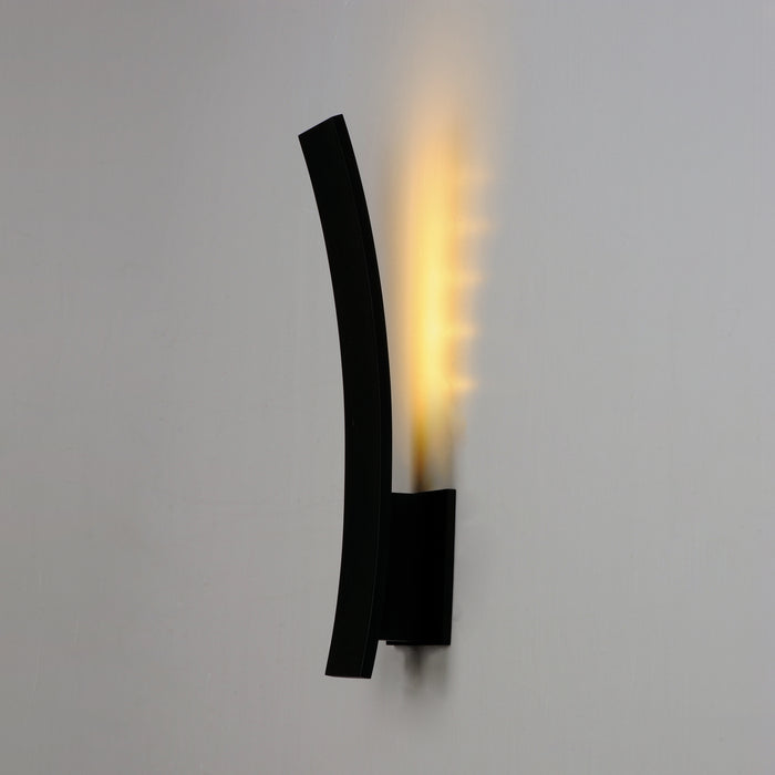 ET2 E41307-BK LED Outdoor Wall Sconce, Black