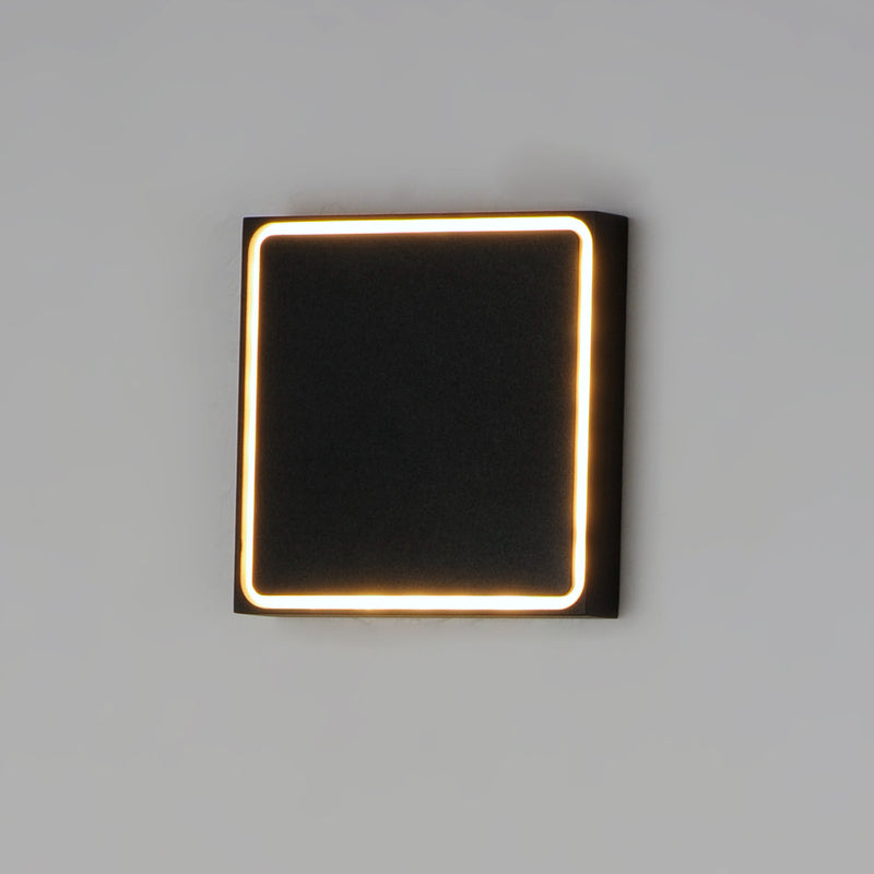 ET2 E41329-BK LED Outdoor Wall Sconce, Black