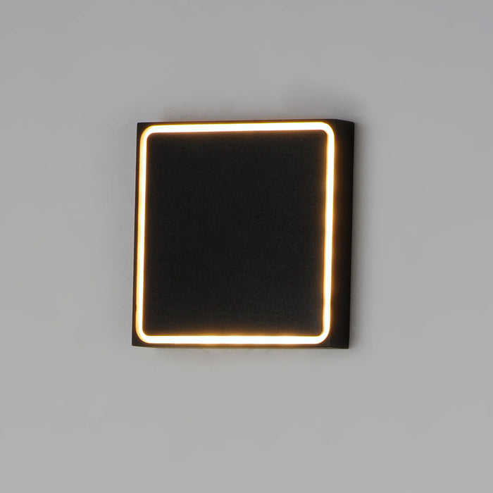 ET2 E41329-BK LED Outdoor Wall Sconce, Black