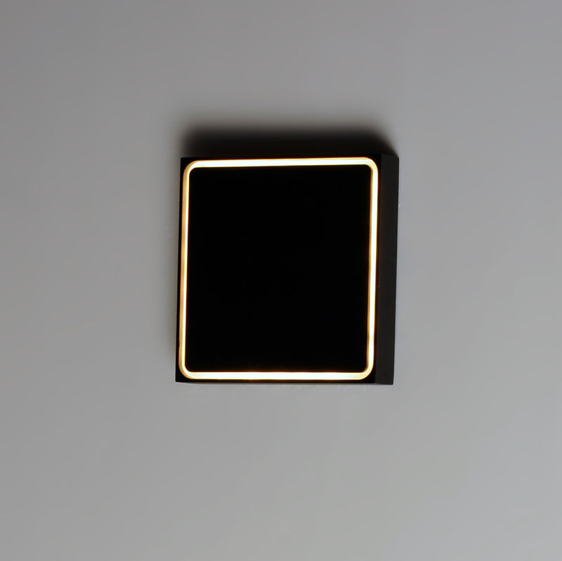 ET2 E41329-BK LED Outdoor Wall Sconce, Black