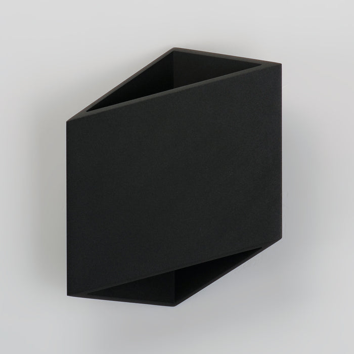 ET2 E41373-BK LED Outdoor Wall Sconce, Black