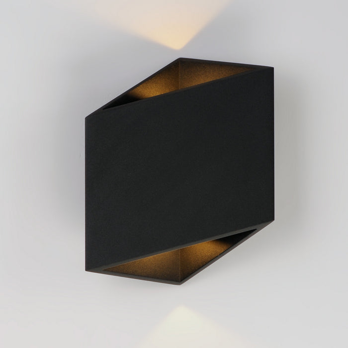 ET2 E41373-BK LED Outdoor Wall Sconce, Black