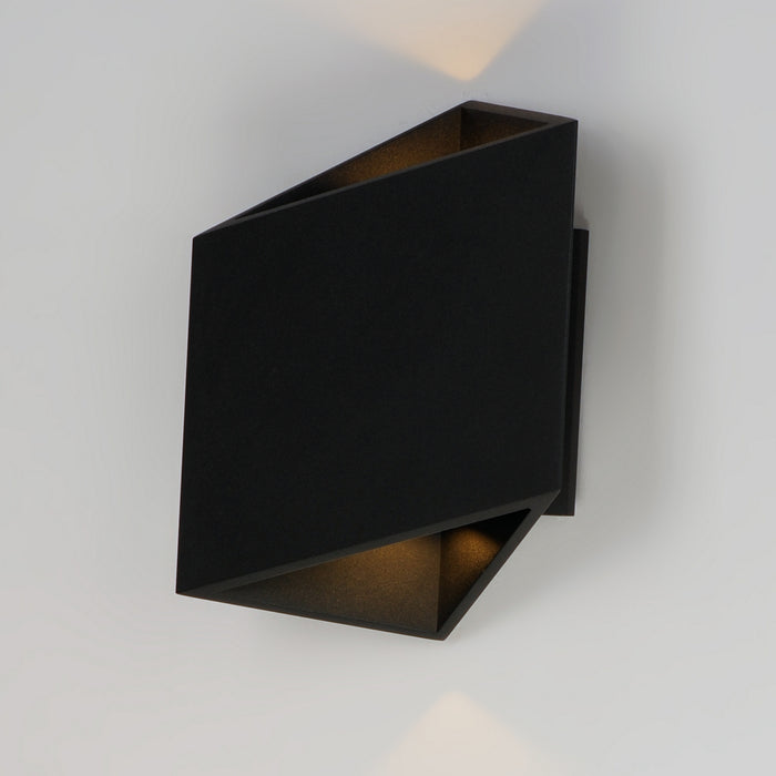 ET2 E41373-BK LED Outdoor Wall Sconce, Black
