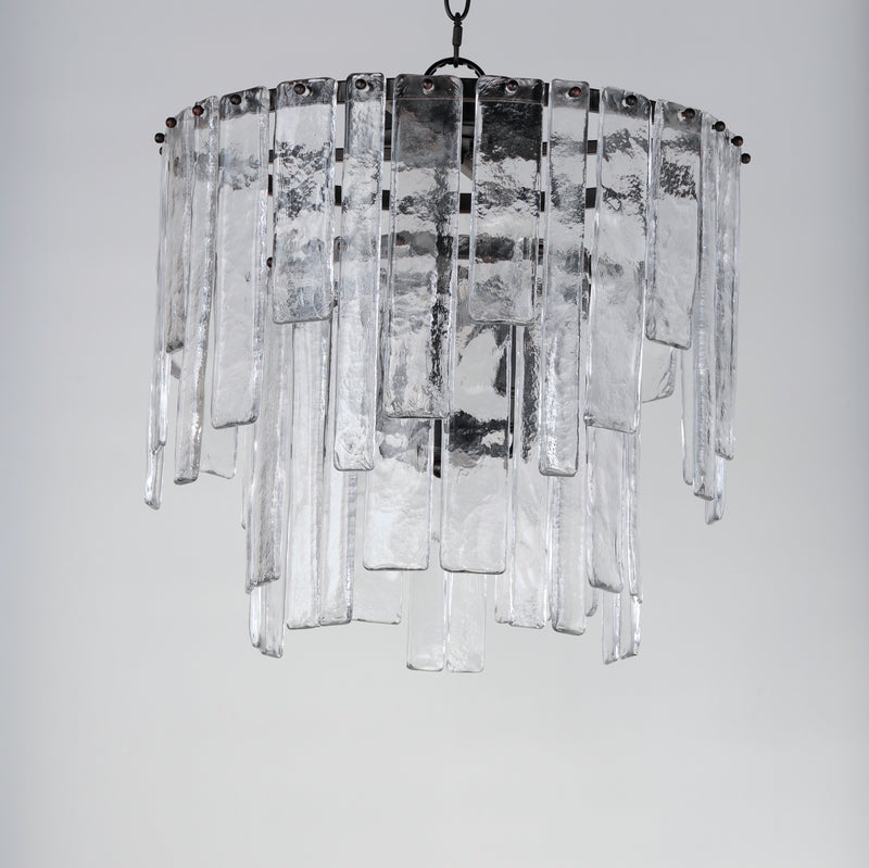 Maxim 21833AGDBZ Four Light Semin-Flush / Pendant, Dark Bronze