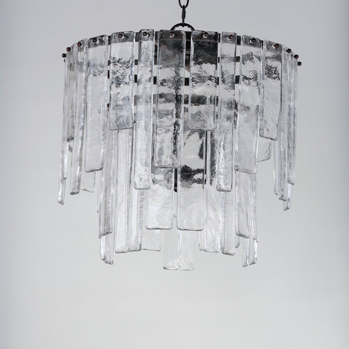 Maxim 21833AGDBZ Four Light Semin-Flush / Pendant, Dark Bronze