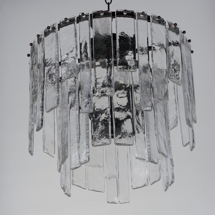 Maxim 21833AGDBZ Four Light Semin-Flush / Pendant, Dark Bronze