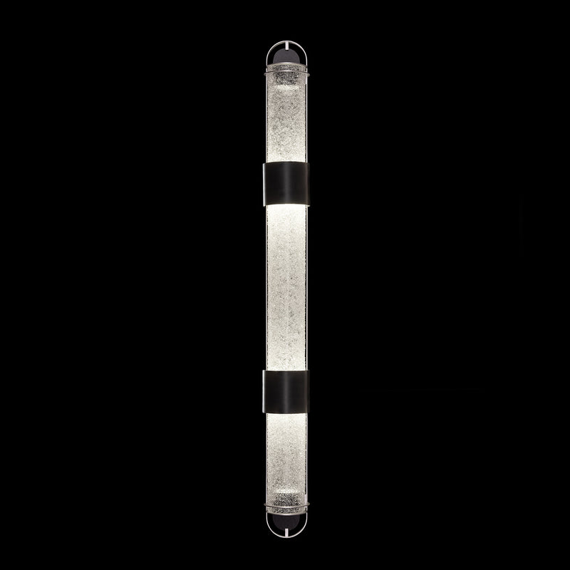 Fine Art 925850-11ST LED Wall Sconce, Black/Silver