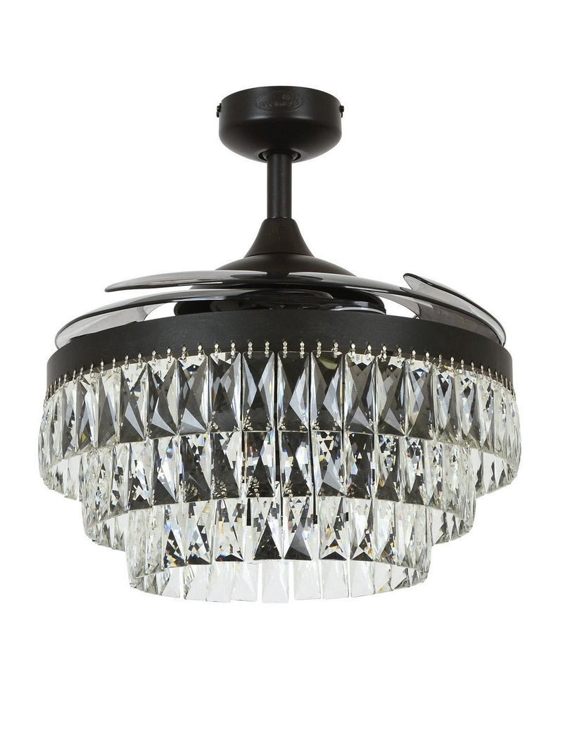 Beacon Lighting 21292201 48``Ceiling Fan, Antique Black