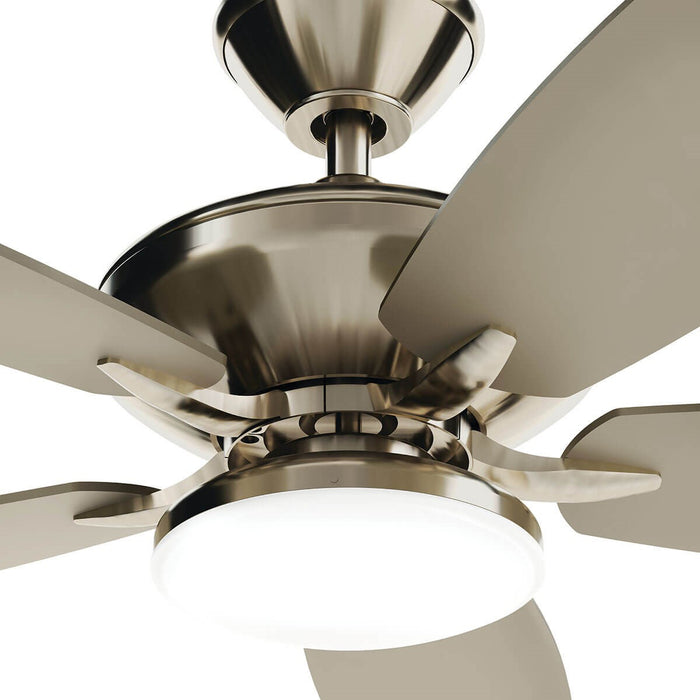 Kichler 330163NI 52" Ceiling Fan, Painted Brushed Nickel