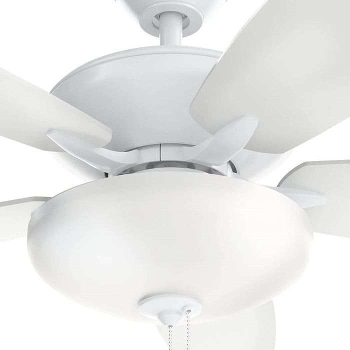Kichler 330161MWH 52" Ceiling Fan, Matte White
