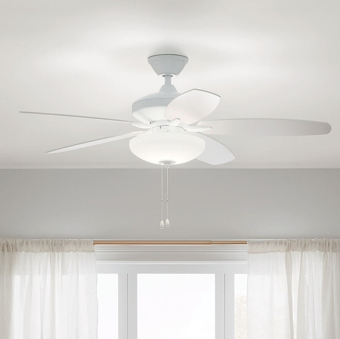 Kichler 330161MWH 52" Ceiling Fan, Matte White