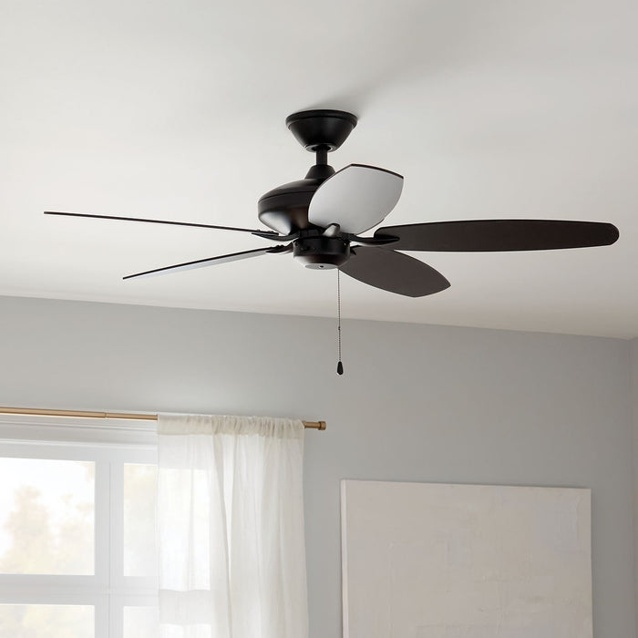 Kichler 330160SBK 52" Ceiling Fan, Satin Black
