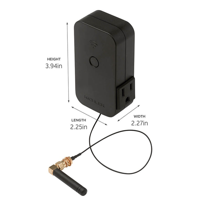 Kichler 16085BK Control Timer, Black Material (Not Painted)