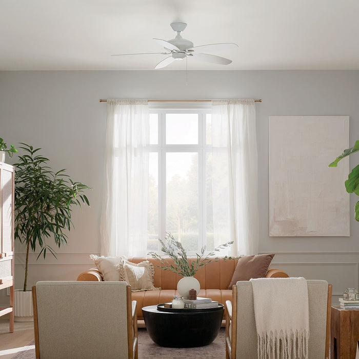 Kichler 330160MWH 52" Ceiling Fan, Matte White