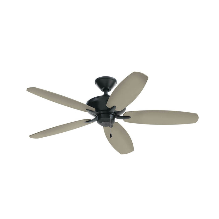 Kichler 330164SBK 52" Ceiling Fan, Satin Black
