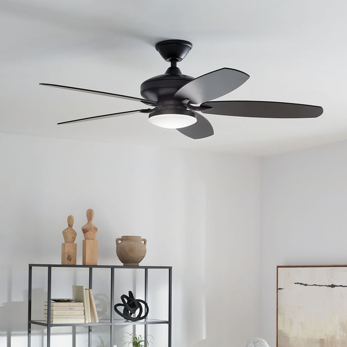 Kichler 330163SBK 52" Ceiling Fan, Satin Black