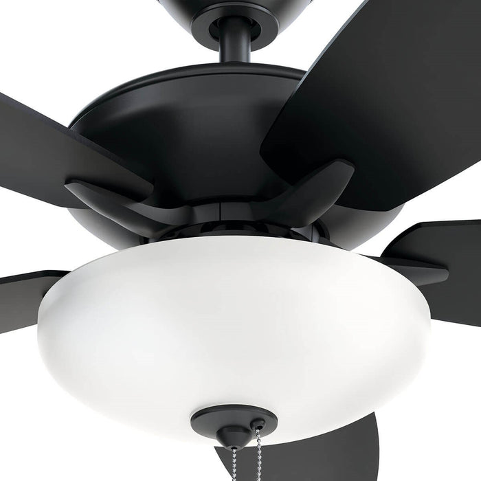 Kichler 330161SBK 52" Ceiling Fan, Satin Black