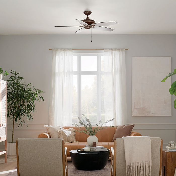 Kichler 330160OBB 52" Ceiling Fan, Oil Brushed Bronze