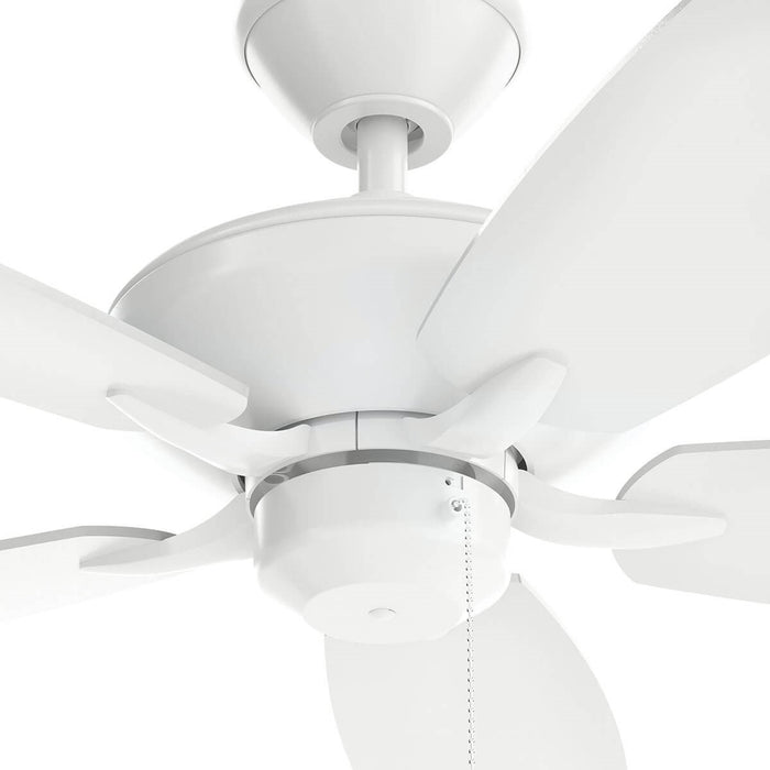 Kichler 330164MWH 52" Ceiling Fan, Matte White