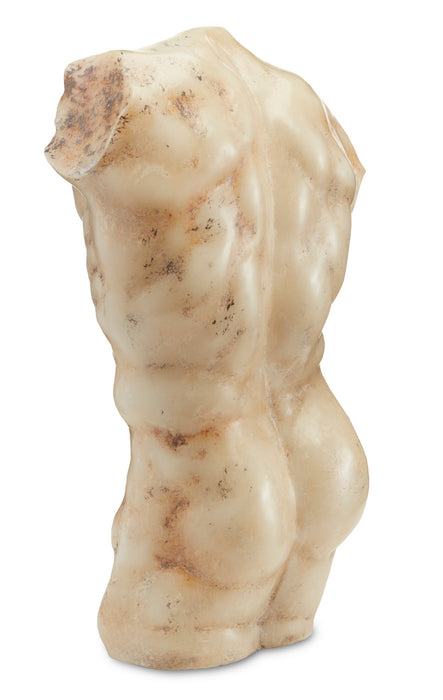 Currey and Company 1200-0443 Ancient Greek Torso, Aged Beige/Brown
