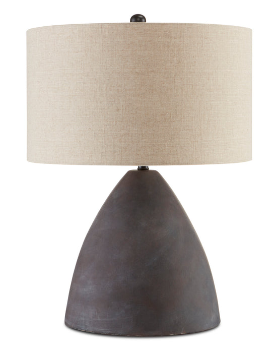 Currey and Company 6000-0711 One Light Table Lamp, Antique Black