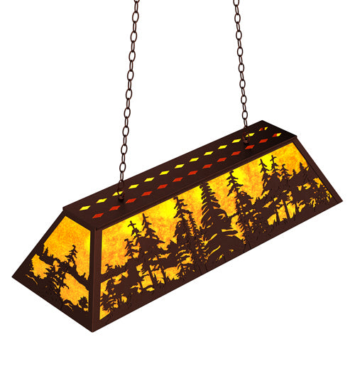 Meyda Tiffany 121583 Six Light Pendant, Rust