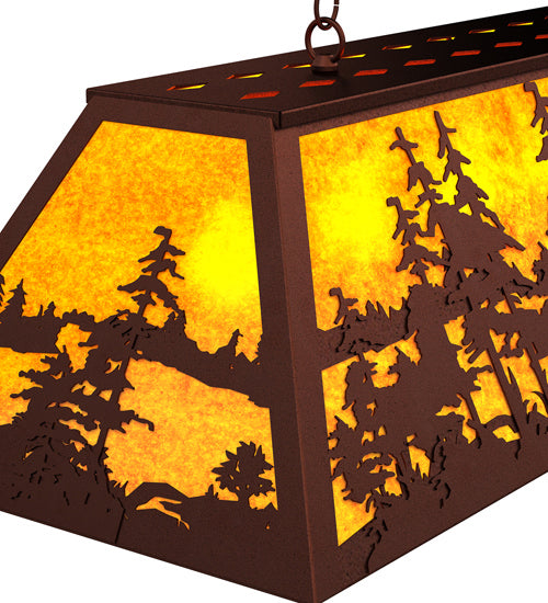 Meyda Tiffany 121583 Six Light Pendant, Rust