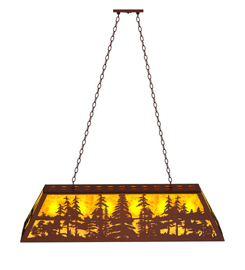 Meyda Tiffany 121583 Six Light Pendant, Rust