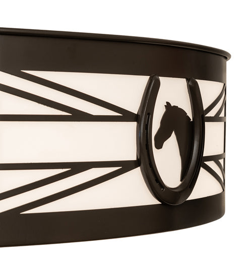 Meyda Tiffany 230010 Six Light Semi-Flushmount, Timeless Bronze
