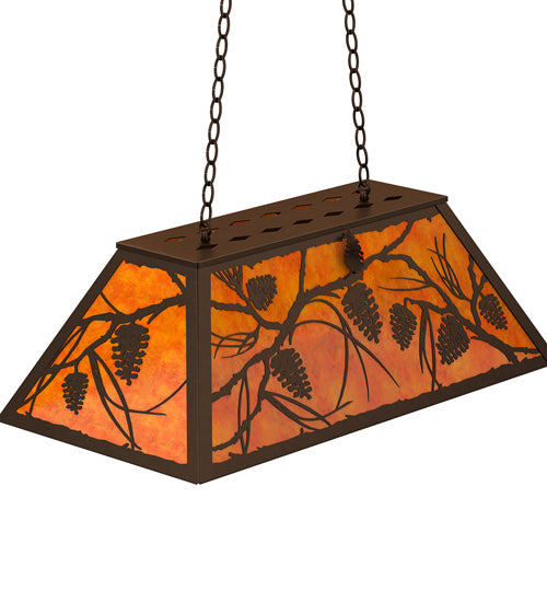 Meyda Tiffany 234377 Six Light Pendant, Timeless Bronze